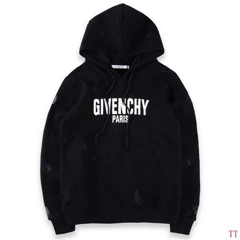 givenchy cur printing men's hoodie casual short sleeve|givenchy sweatshirts for men.